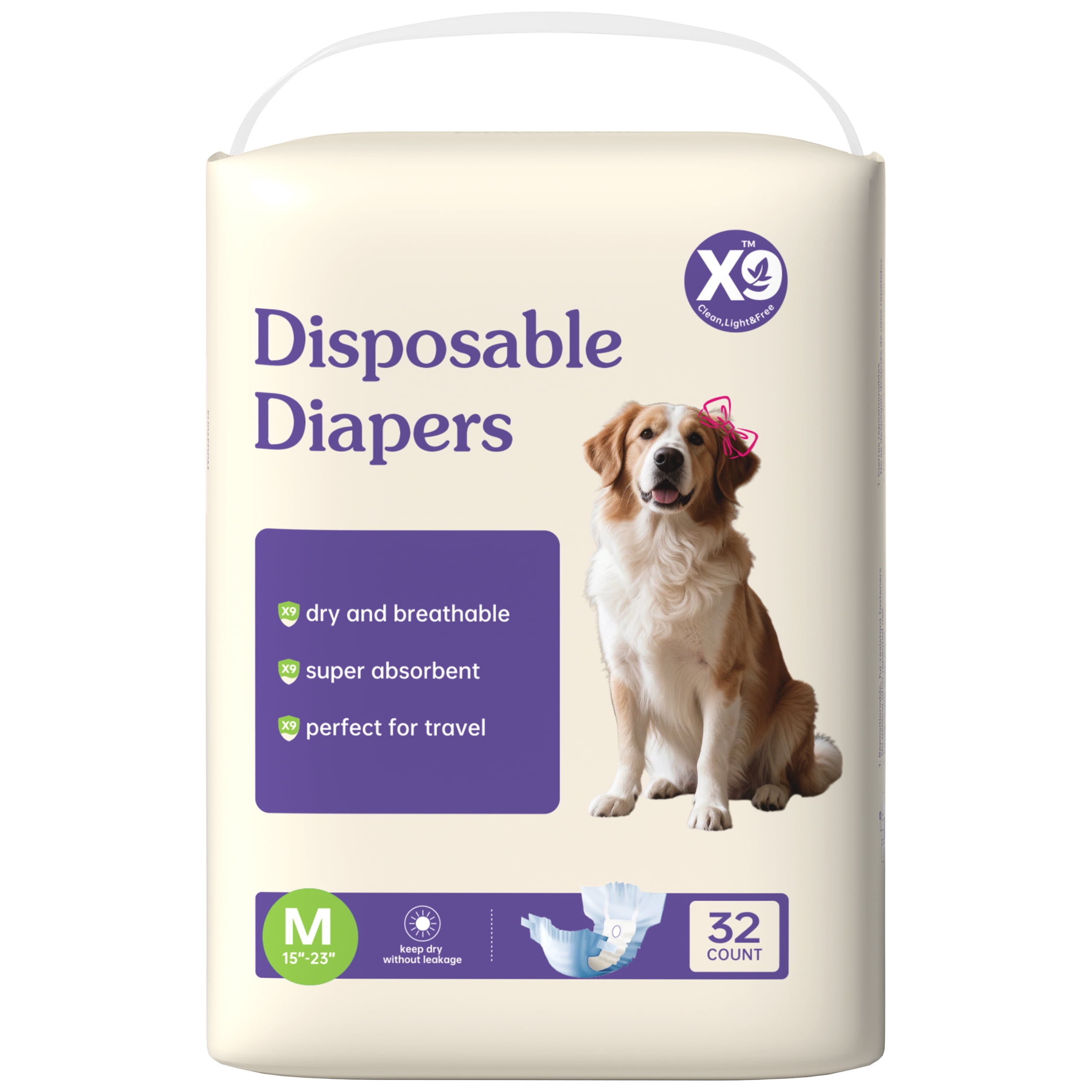 X9 Pet diapers (female)
