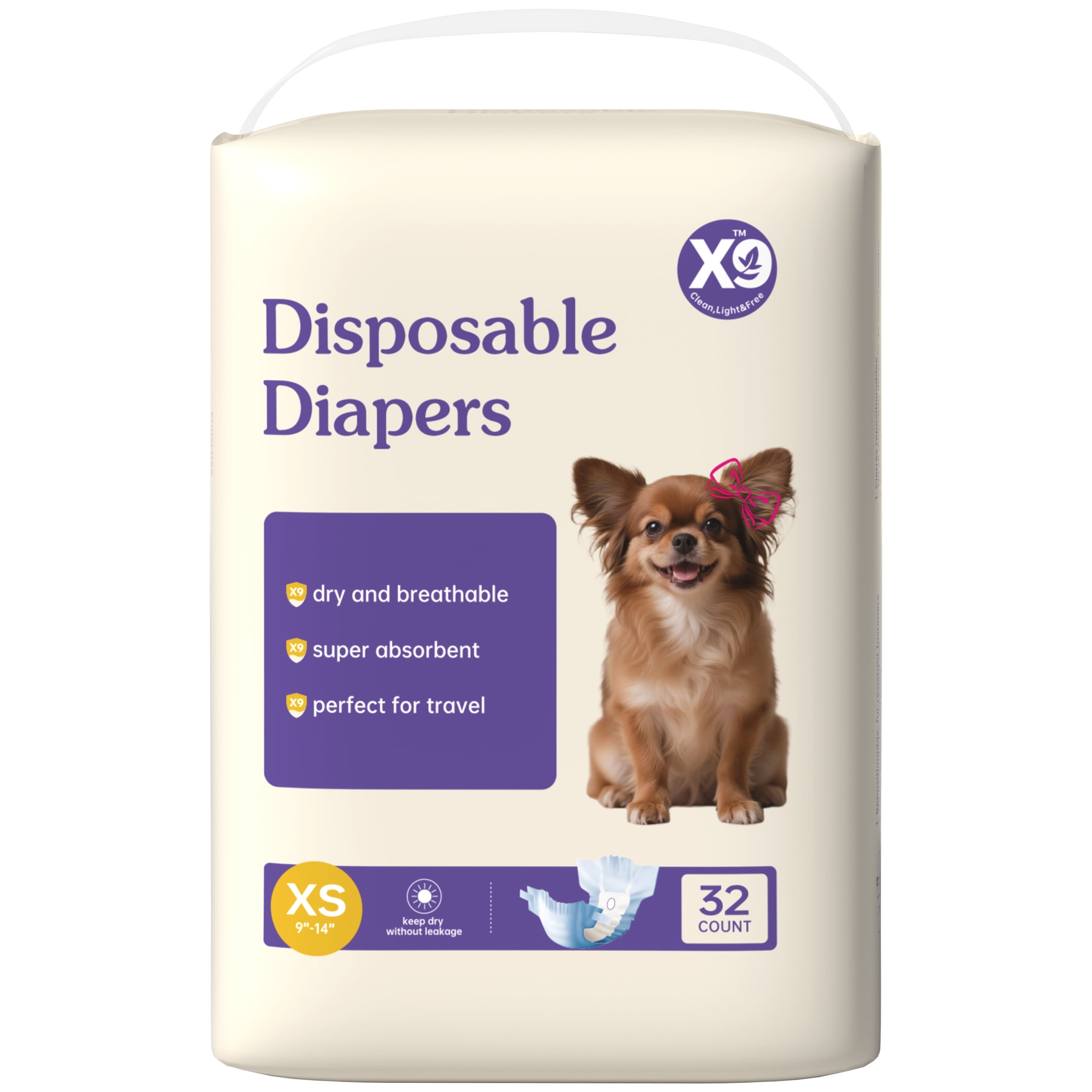 X9 Pet diapers (female)