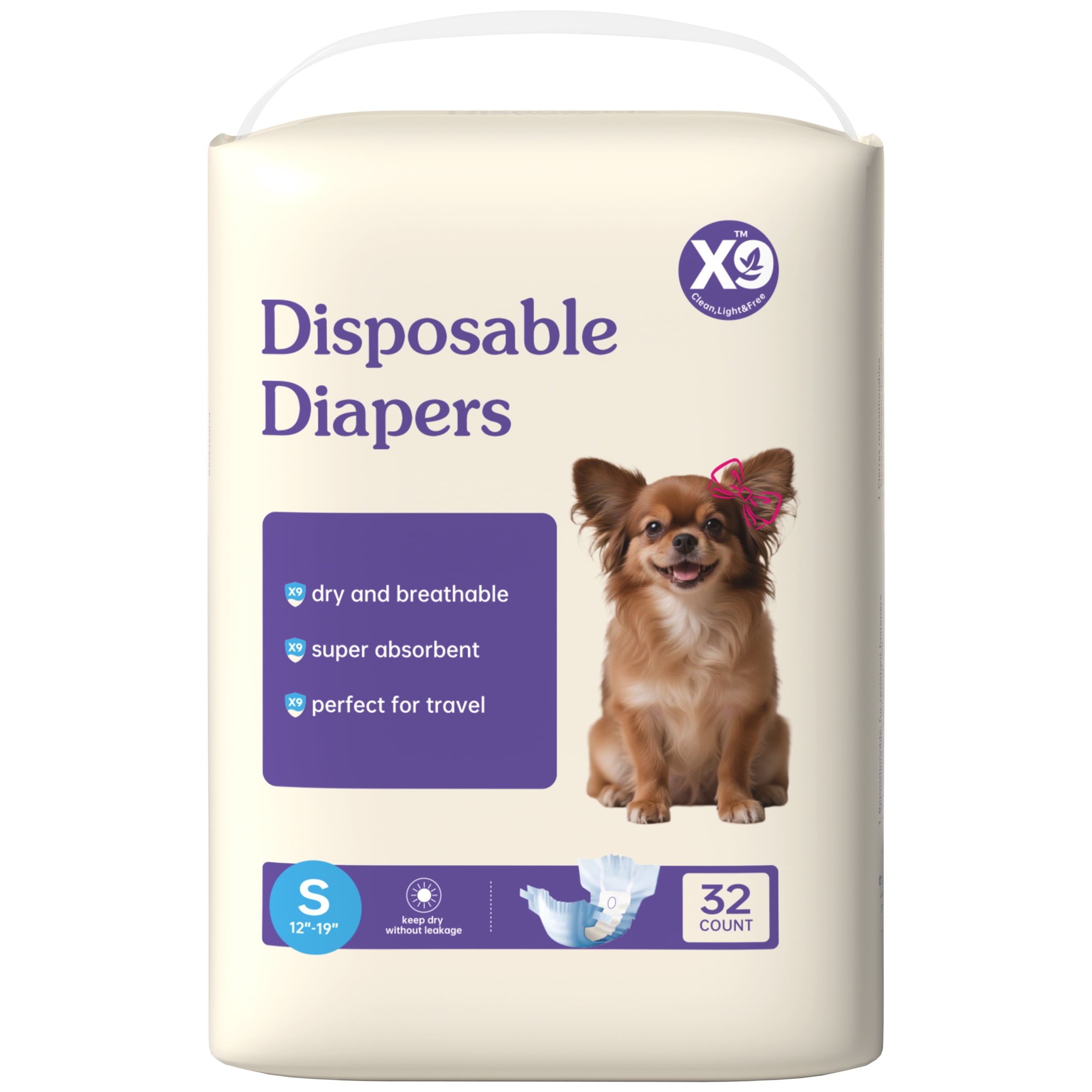 X9 Pet diapers (female)