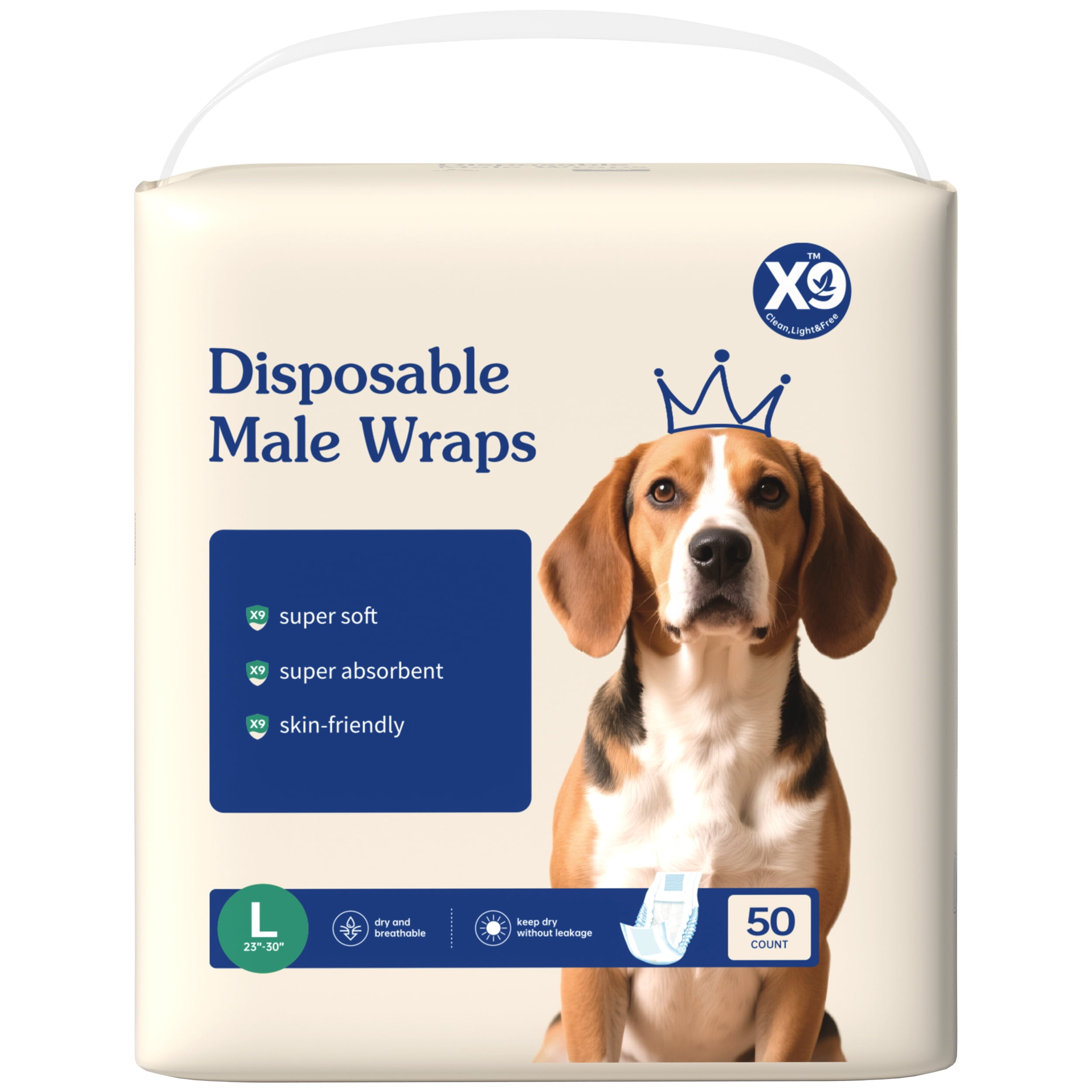 X9 Pet diapers (male)