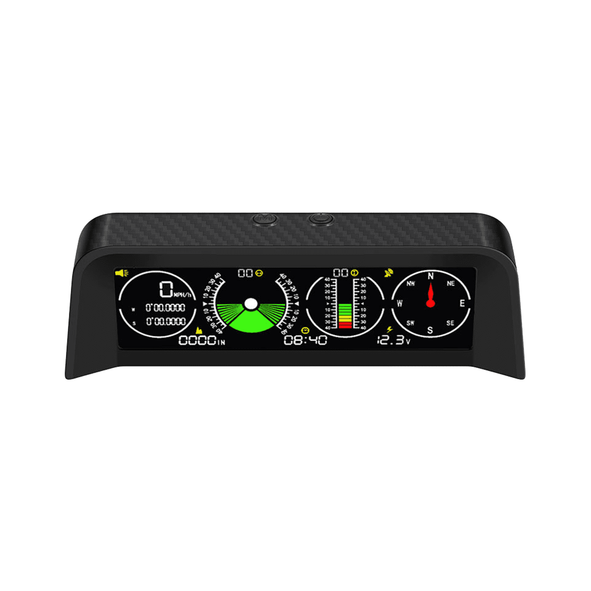 X90 Car Electronic Digital GPS Speedometer HeadUp Display Tilt Meter