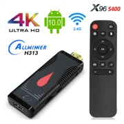 X96 S400 4K Ultra HD  Fire TV Stick 2GB 16GB Android 10 Smart TV BOX Allwinner 2.4G Wifi H313 IPTV Box With Remote Control