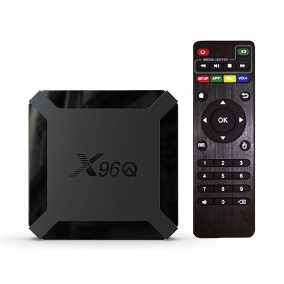 X96Q Android TV Box, 4-Core Processor, 2GB RAM 16GB ROM, Android 10, Wi-Fi  4K Ultra HD, HDR10+, IR Remote Control