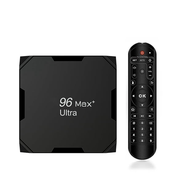 X96max Plus ultra Wireless Hdmi Display Adapter 4K Ultra HD Media Player WiFi 6 BT 5.0 64GB Streaming Video for iPhone iPad,Android Tiktok,YouTube Mirroring to TV HD Video Sync