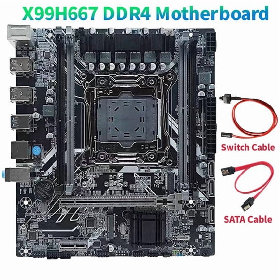 X99 Matx DDR4 Motherboard LGA 2011-3 H81/B85 Chipset NVMe M.2 NGFF Gigabit Ethernet 4x DDR4