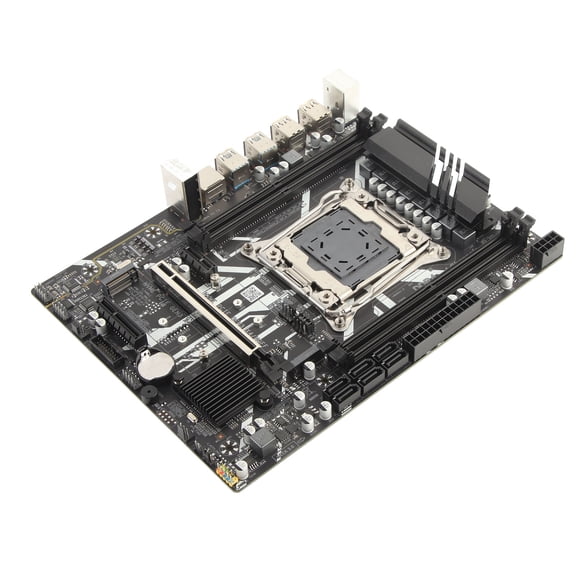 X99 Motherboard, LGA 2011-3 Desktop PC Mainboard with Dual Channel DDR4 Support, 8 Phase Power Supply for Gaming PC