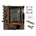 thumbnail image 1 of X99E Motherboard+E5 2678 V3 CPU+Thermal Grease Support 4 DDR4 RECC RAM Gigabit LAN Card PCIEX16 NVMe Desktop Motherboard, 1 of 10
