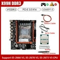 thumbnail image 1 of X99H Desktop Motherboard+E5 2666 V3 CPU+Thermal Grease LGA2011-V3 B85 DDR3X4 ECC Slot M.2 NVME PCI-E 3.0 X16, 1 of 5