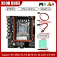 X99H Desktop Motherboard+Thermal Grease+Thermal Pad LGA2011V3 B85 Chip