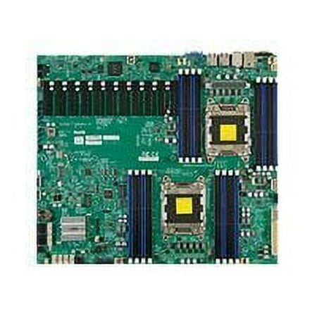 SUPERMICRO X9DRX+-F - Motherboard - LGA2011 Socket - 2 CPUs supported - C602 Chipset - 2 x Gigabit LAN - onboard graphics