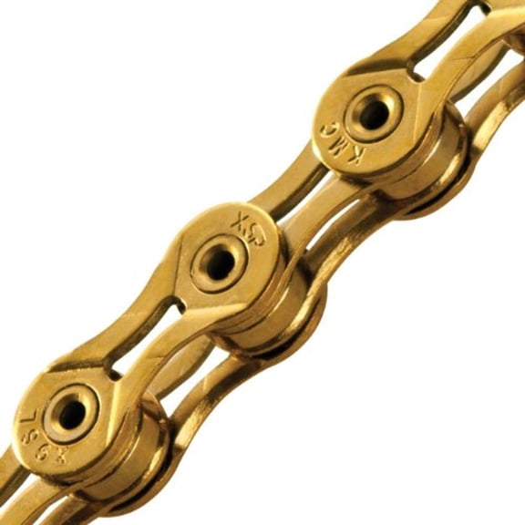X9SL | Superlight 252g, 9-Speed X-Series Bicycle Chain | Compatible with Shimano, SRAM, Campagnolo and All Major Systems | Nitride Gold
