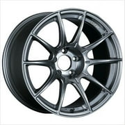 XA18850-4405CDK GTX01 18 x 8.5 5 x 100 44 mm Offset Dark Silver Wheel for 2002-2005 Subaru WRX