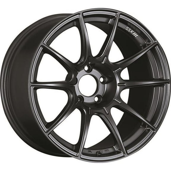 XA18950 Plus 2205GMB GTX01 18 x 9.5 & 5 x 114.3 to 22 mm Offset Flat Black Wheel for Evo 8 9 X-G35-350Z-370Z