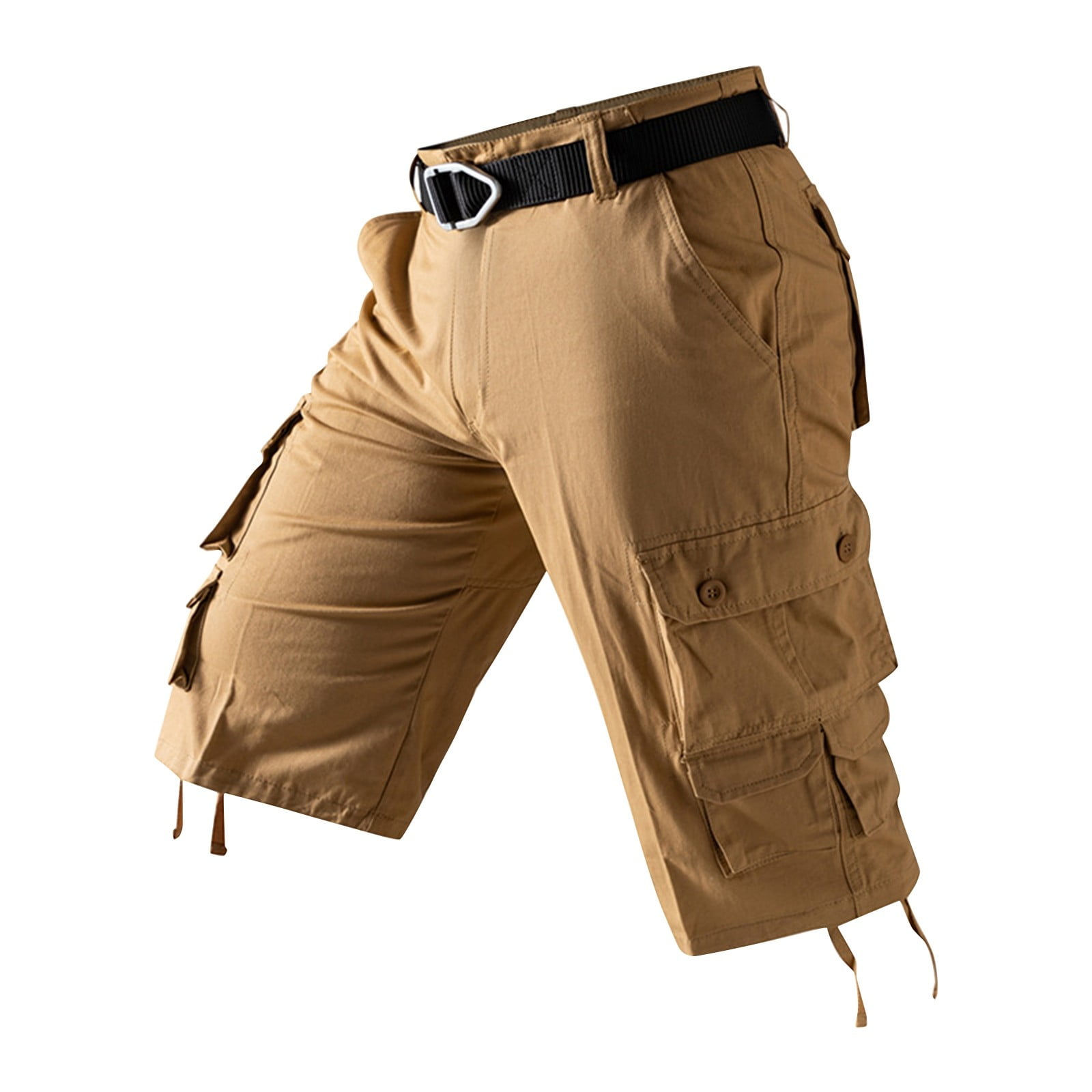 BURNSIDE Men's Microfiber Cargo Shorts, 9 Inseam, Sizes 30-40, Hiking Outdoor Comfort - View #6