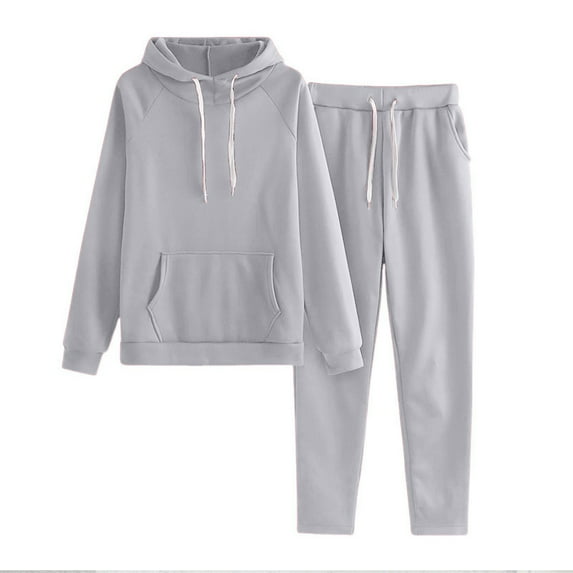 XADYUY Kids Sweatsuit Set Fleece Hooded Long Sleeve Girls Hoodie and Sweatpant Hooded Boys Tracksuit