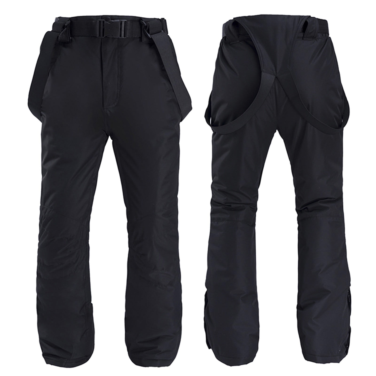 CAMEL CROWN Womens Waterproof Softshell Fleece Lined Pants Warm Windproof Ski Snow Insulated Hiking Hunting Trousersblack