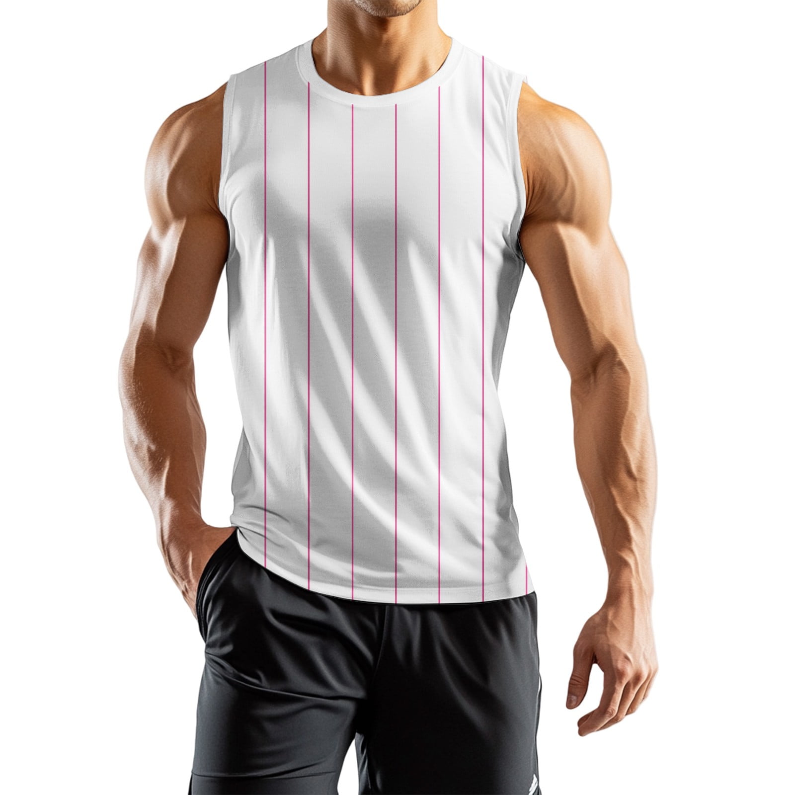 XADYUY Men's Workout Tank Tops Summer Beach Sleeveless Shirts Vintage ...