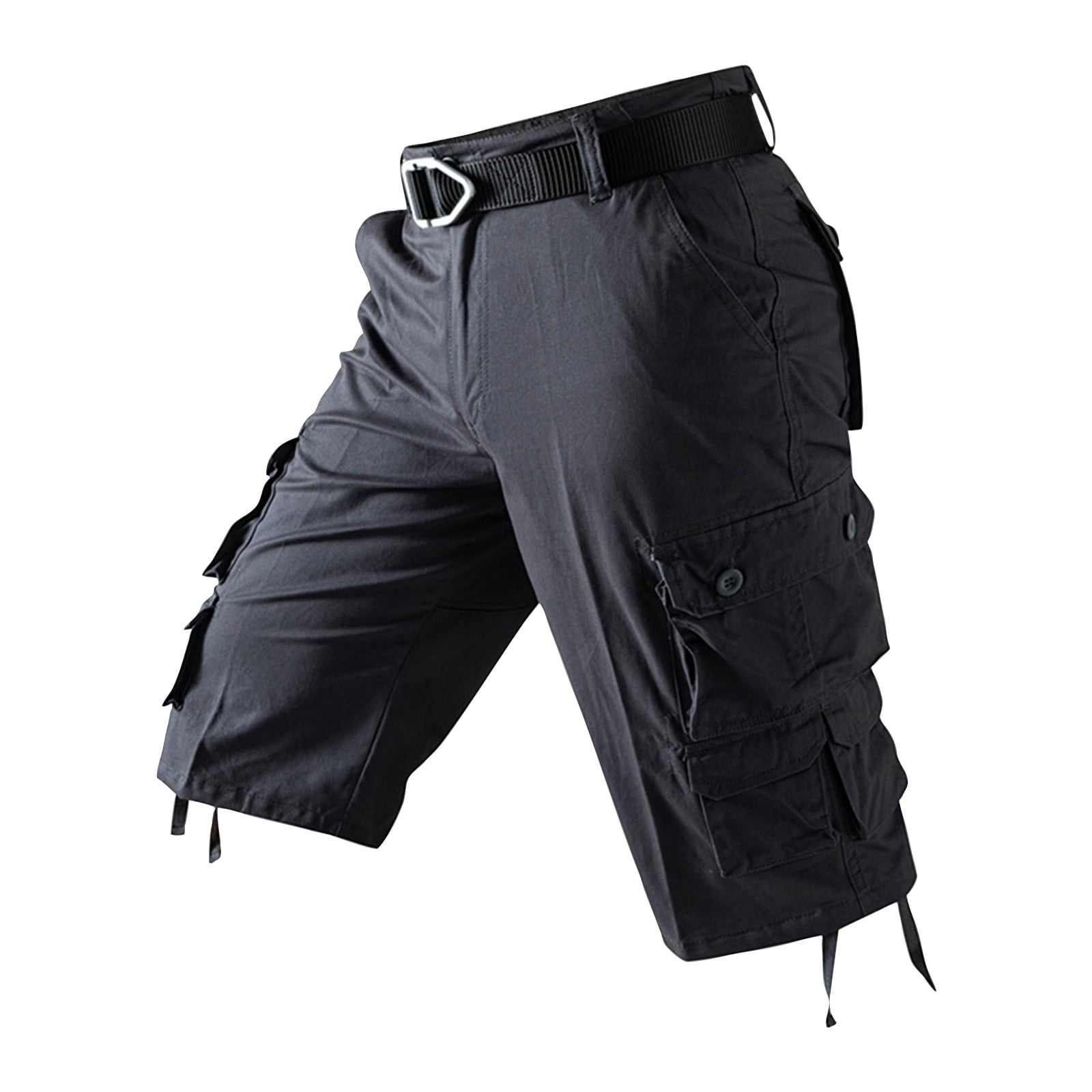 BURNSIDE Men's Microfiber Cargo Shorts, 9 Inseam, Sizes 30-40, Hiking Outdoor Comfort - View #13