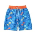 thumbnail image 1 of XADYUY Swim Trunks Boy 10-12 Quick Dry Boys Swim Shorts Cute Dinosaur Print Swimwear for Boys Summer Hawaiian Athletic Baby Boy Swim Trunks,7-8 Years Saffron, 1 of 7