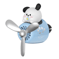 thumbnail image 1 of YOSENING Cartoon Pochacco Rotating Airplane Car Air Freshener - Clip-On Vent Aromatherapy Diffuser, Cute Interior Decor for Cars QQH624-1425, 1 of 6