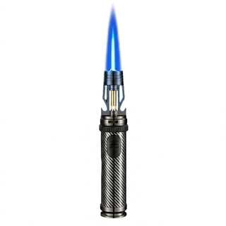 XAirClad Carbon Fiber Torch Lighter, 2400 Degree F Windproof Jet Flame, Refillable Butane