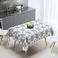 thumbnail image 1 of XAJAT 55‘‘x86'' Flowral Prints Rectangle Tablecloth, Cotton Linen Table Covers, 1 of 4