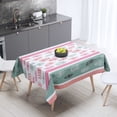 thumbnail image 1 of XAJAT 60‘‘x120'' Feathers Prints Rectangle Tablecloth, Cotton Linen Table Covers, 1 of 4