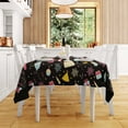 thumbnail image 1 of XAJAT 70‘‘x120'' Happy Birthday Rectangle Tablecloth, Cotton Linen Table Covers with Cake and Fireworks Prints, 1 of 4
