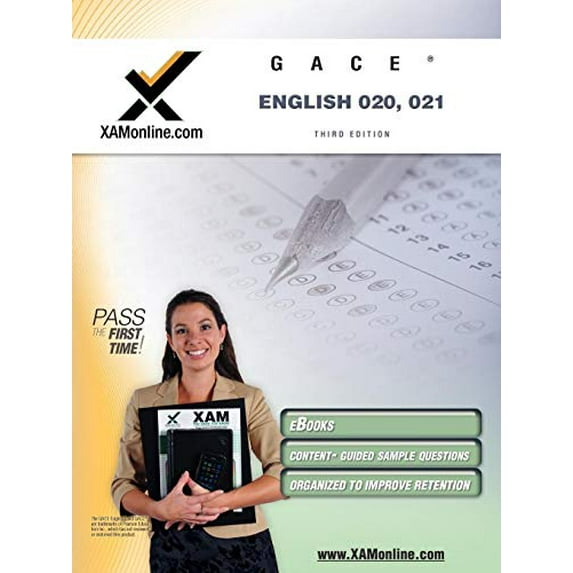 Pre-Owned Pre-Owned GACE English 020, 021 Test Prep Teacher Certification Test Prep Study Guide (XAM GACE (1)) Paperback