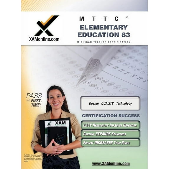 XAM MTTC Mttc Elementary Education 83 Teacher Certification Test Prep Study Guide, (Paperback)