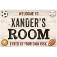 thumbnail image 1 of XANDER'S Room Kids Bedroom Sign Boy's Gift 8x12 Metal 108120090280, 1 of 1