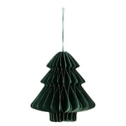 XANSHE Clearance 1Pc Christmas Paper Honeycomb Ornaments for Tree, 3D Glitter Edge Paper Honeycomb Lanterns Foldable Neutral Hanging Decorations for Xmas Tree New Year Holiday Party Home Decor