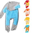 thumbnail image 1 of XAOFW Baby rompers long sleeve crewneck Mop For Crawling Floor Cleaning Pretend Play Outfit soft Onesie 18-24 Months, 1 of 4
