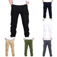 thumbnail image 1 of XAOFW Boy's Cargo Pants Stretch Elastic Waist School Trousers Kids Straight Leg Pant Twill Joggers Comfortable Bottoms 10-11 Years, 1 of 7