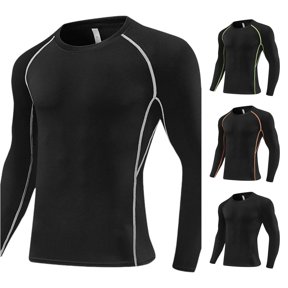 XAOFW Boys Compression T Shirt Short Sleeve Crew Neck Solid Color Tees Kids Summer Athletic Performance Breathable Tops 5-6 Years