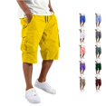 thumbnail image 1 of XAOFW Casual Mens Shorts With Straight Pocket For Everyday Wear Lightweight Cargo Shorts For Men Stylish Bottom S, 1 of 7