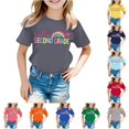 thumbnail image 1 of XAOFW Children'S Back To School T Shirts Casual Letter Printed Round Neck Short Sleeved Tees Boys Girls First Day Of School Shirt Breathable Tops 0-1 Years, 1 of 4