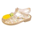 thumbnail image 1 of XAOFW Cute Cartoon Jelly Sandals For Girls Fruit Graphic Casual Shoes For Kids Home Lounging Versatile Footwear, 1 of 7