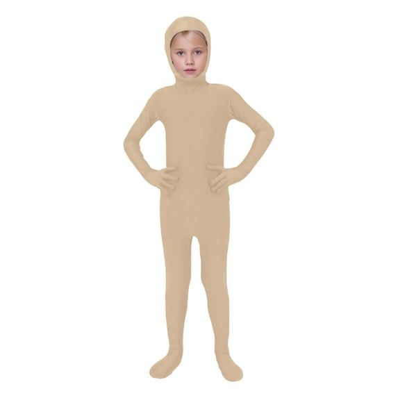 XAOFW Full Boys Romper Solid Color Performance Stage Show Tight Fitting Coverall Jumpsuit Kids Fall Winter Everyday Wear Soft Cozy One-Pieces