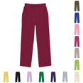 thumbnail image 1 of XAOFW Girl's Pants Stretch Soft Casual Pant With Elastic Waistband Playwear Trousers For Toddlers Kids Trendy Bottoms 7-8 Years, 1 of 4