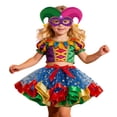 thumbnail image 1 of XAOFW Girl's Skirts Carnival Elastic Waist Polka Dot Layered Kids Flared Tutu Skirt Party Night Flowy Comfortable Children Skirts, 1 of 4