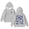 thumbnail image 1 of XAOFW Girls Hoodies Long Sleeve Marine Animal Prints Hooded Sweatshirts Kids Soft Cozy Casual Winter Wear Pullover Trendy Tops 4-5 Years, 1 of 7