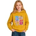 thumbnail image 1 of XAOFW Girls' Hoodies Sweatshirts Cute 67 Number Bow Casual Pullover Everyday Wear Fashionable Hoodie Long Sleeve Hooded Sweatshirt Soft Breathable Holiday Vacation Tops, 1 of 7