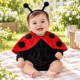 thumbnail image 1 of XAOFW Girls Romper Cute Animal Long Sleeve Fuzzy Bodysuit With Headband Toddler Kids Fall Winter Casual Comfortable One-Pieces, 1 of 8