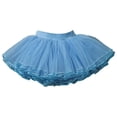 thumbnail image 1 of XAOFW Girls Skirts Ballet Dance Tutu Layered Flared Performance Toddler Kids Children Youth Elastic Waistband Ball Gown Stylish Breathable Evening Party Skirt, 1 of 3