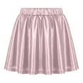 thumbnail image 1 of XAOFW Girls Skirts Dance Gold Elastic Waistband Flared Pleated Performance Tutu Ribbed Soft Comfortable Party Night Skirt, 1 of 4