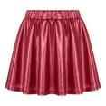 thumbnail image 1 of XAOFW Girls Skirts Dance Gold Elastic Waistband Flared Pleated Performance Tutu Ribbed Stylish Breathable Evening Party Skirt, 1 of 4