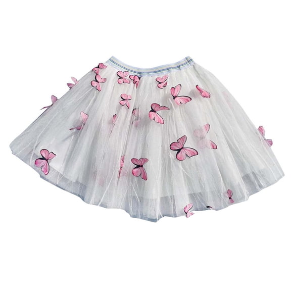 XAOFW Girls Skirts Tutu Carnival Performance Ballet Dance Layered Fairy Up Ball Gown Fashionable Cozy Club Party Skirt