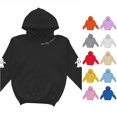 thumbnail image 1 of XAOFW Halloween Girls Hoodies Long Sleeve Ghost Print Hooded Sweatshirt Kids Fall Winter Loose Fit Pullover Hoodies With Pocket Trendy Tops 2-3 Years, 1 of 4