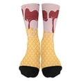 thumbnail image 1 of XAOFW Ice Print Socks For Kids Soft Ankle Socks For Boys Girls Non Slip Grip Toddler Children Casual Party Night Socks, 1 of 2